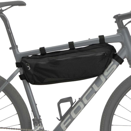 Bbb cycling frametas racefiets gravelbike 5 liter - waterbestendige bikepacking fietstas - verstelbaar - bikepacking tassen - middle mate large bsb-142