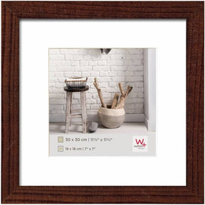Walther home - houten lijst - fotoformaat 30x30 cm - walnoot