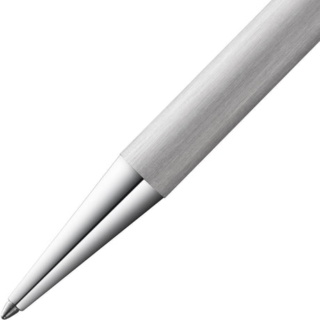 Lamy scala balpen 251 - van roestvrij staal in de kleur geborsteld, satijn afwerking met draaimechanisme - incl. m 16 grote capaciteit vulling in zwart