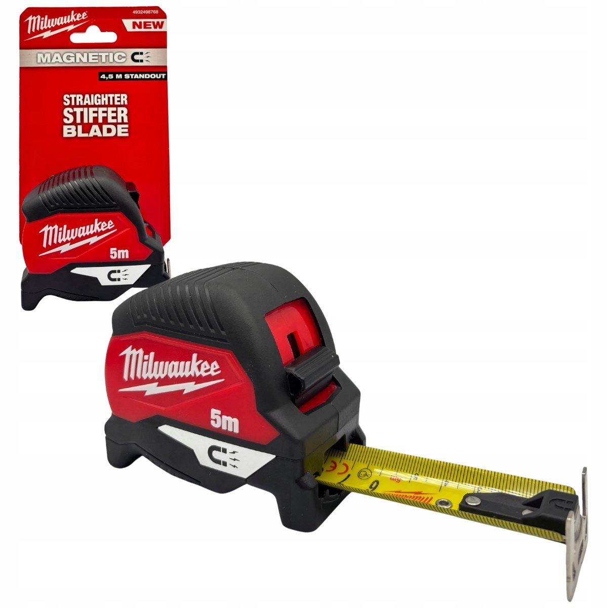 Milwaukee meetlint 5m magnetisch - precisie en duurzaamheid