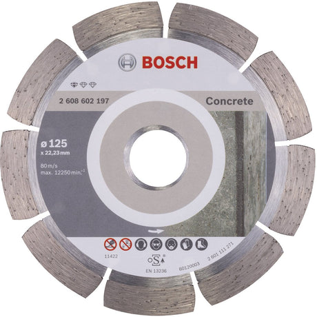 Bosch - diamantdoorslijpschijf standard for concrete 125 x 22,23 x 1,6 x 10 mm