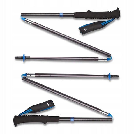 Black diamond merkloze trekkingstokken aluminium 120cm - lichtgewicht compact