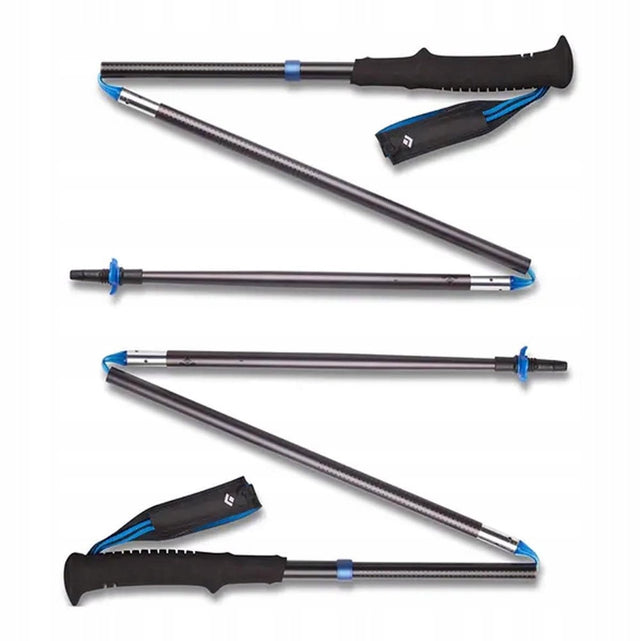 Black diamond merkloze trekkingstokken aluminium 120cm - lichtgewicht compact