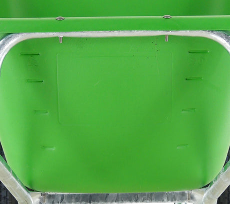 Fort producten kruiwagen f s 165l groen hdpe bak 2 wiel nooitmeerlek