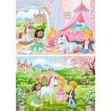 Ravensburger puzzel prince princess 2x12 stukjes