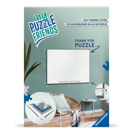Ravensburger puzzel lijst wit 500 stukjes - puzzellijst voor puzzels.