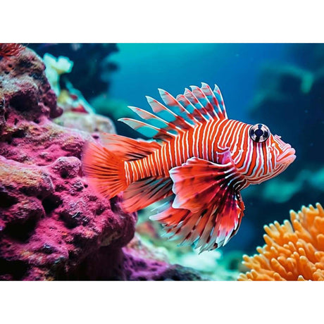 Ravensburger puzzel red lionfish 500 stukjes