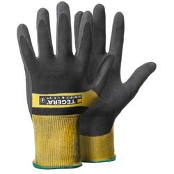 Precisiehandschoenen tegera 8802-9 nitril, nylon zwart