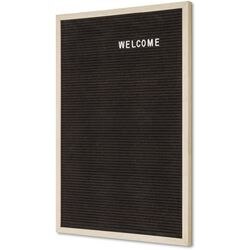Letterbord showdown leb40x60 1500 g zwart
