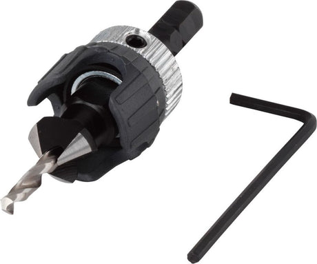 Wolfcraft - verzinkboor dieptestop - ø 4 - 5 mm - voorboor - 2544000