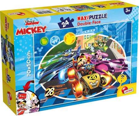 Lisciani - mickey - double face - puzzel maxifloor - 24 stukjes