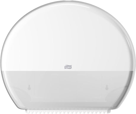 Tork 554000 dispenser voor grote jumbo wc rollen houder toiletpapier grote maxi jumbo wit (554000)