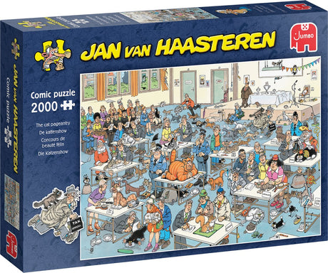 Jumbo jan van haasteren legpuzzel - de kattenshow, 2000st.