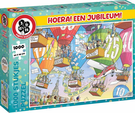Uitgeverij personalia party puzzle - jubileum