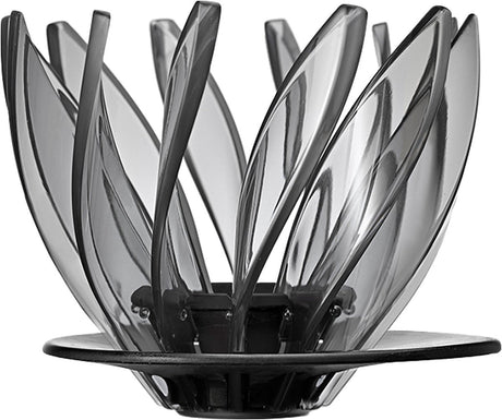 Hario v60 dripper suiren - transparent black - 02 size - vdsu-02-tb