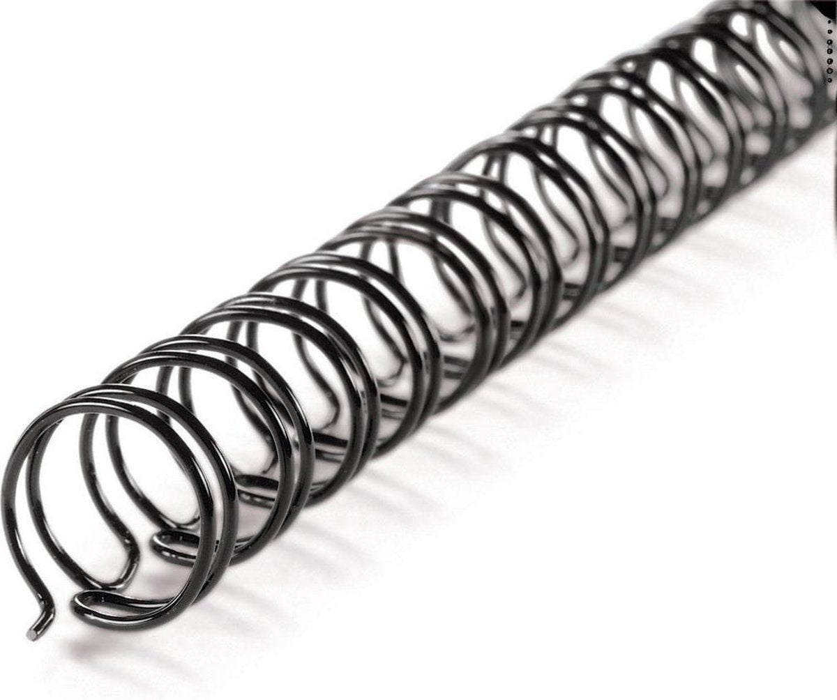 Gbc draadrug 8mm 34 rings a4 zwart