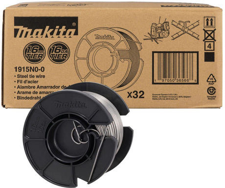 Makita 1,6mm x 30m vlechtdraad (32 stuks) - 1915n0-0