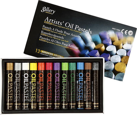 Creativ company creotime gallery oliepastel multicolor 7 cm 12 stuks