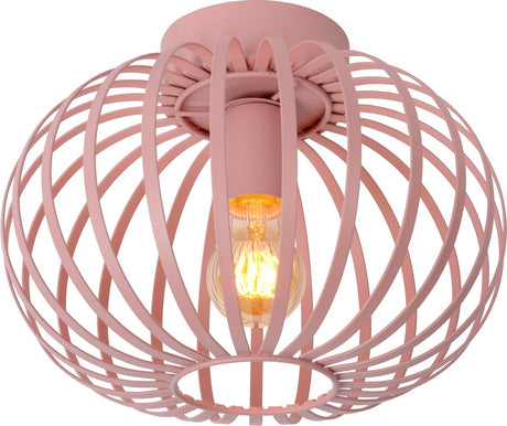 Lucide merlina - plafonnière (plafondlamp) - ø 30 cm - 1xe27 - roze