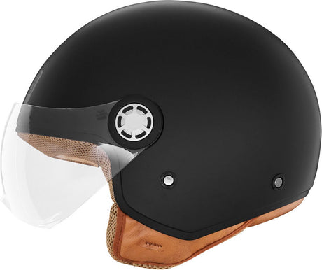 Nox n210 evo - scooter helm - luxe jethelm - mat zwart - comfortvoering - ece 22.06 gekeurde helm - xl - 60 tot 61 cm xl