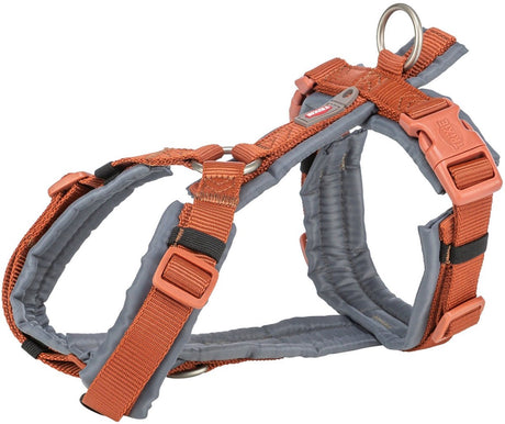 Trixie hondentuig premium trekking roest bruin grafiet grijs