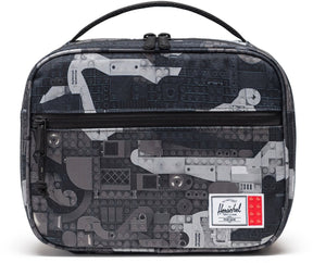 Herschel lego pop quiz lunch box | abstract bricks black - 5 liter