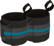 Avento fitness polsbanden - wrist wraps - one size - zwart