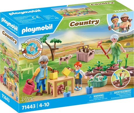 Playmobil country idyllische moestuin bij de grootouders - 71443