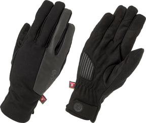 Agu winterhandschoenen - fietshandschoenen - regenhandschoenen - unisex - waterdicht - gel padding - siliconen grip - touchscreen - reflecterend - zwart - l