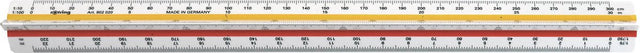 Rotring driehoekige reductieschaal architect, t1