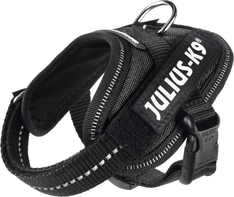 Julius k9 julius-k9 idc powertuig - hondentuig - 3xs - baby 1 - zwart