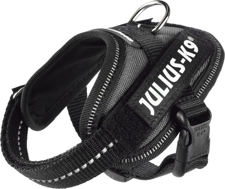 Julius-k9 julius k9 idc powertuig harnas - baby 1 30-40 cm - xxxs - antraciet xxxs