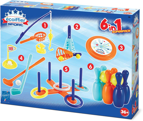 Ecoffier ecoiffier sport sportset - 6in1