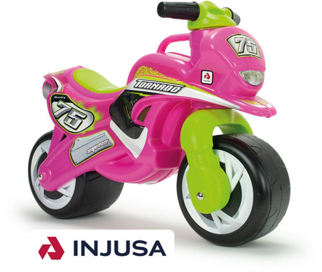 Injusa loopmotor tundra tornado pink