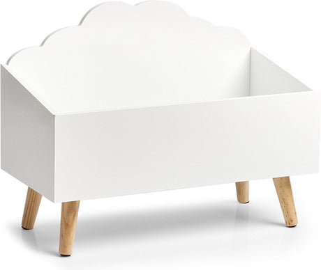 Zeller present zeller, kinderopbergbox, 'wolke', mdf, wit, ca. 58 x 28 x 45 cm, kindermeubel, kinderen, opbergdoos