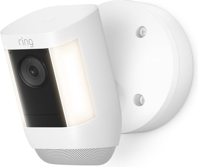 Ring spotlight cam pro - bedraad - beveiligingscamera - 2k video - wit