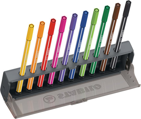 Stabilo pen 68 click set viltstiften - 10dlg.