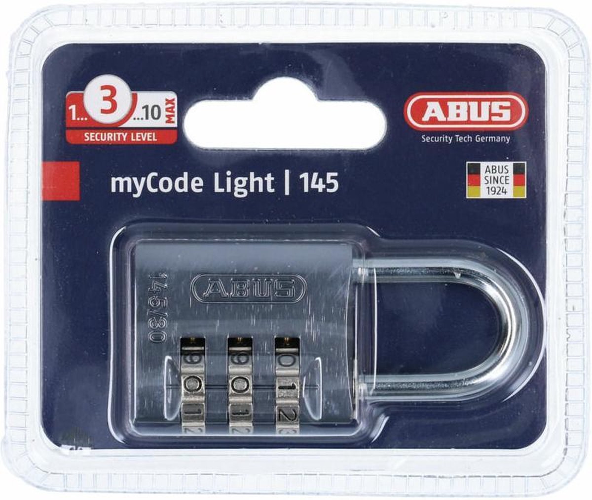 Abus - cijferhangslot - mycode - 145