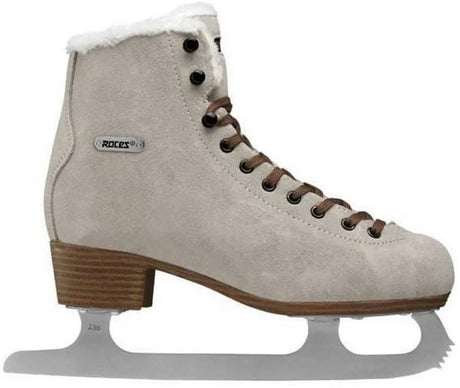 Roces - suède eco-fur kunstschaatsen - dames - bruin - 37