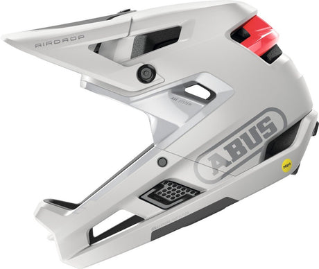 Abus fietshelm airdrop mips polar white s m - 52-58 cm - wit - geschikt voor gebruik tijdens downhill - enduro - 790 g