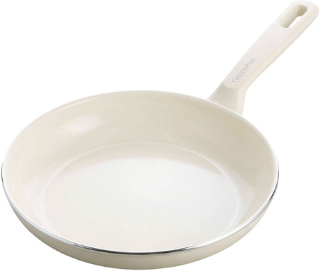 Greenpan memphis koekenpan 20 cm - pfas-vrije antiaanbaklaag - koekenpan inductie - keramische koekenpan - ovenbestendig tot 160°c - stay-cool handgreep - crème
