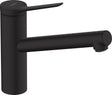 Hansgrohe zesis m33 - keukenmengkraan - ééngreeps bediening - 150mm maat - 1 straalfunctie - mat zwart
