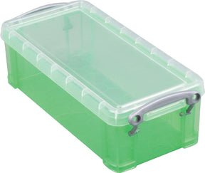 Really useful box opbergdoos 9 liter | transparant groen