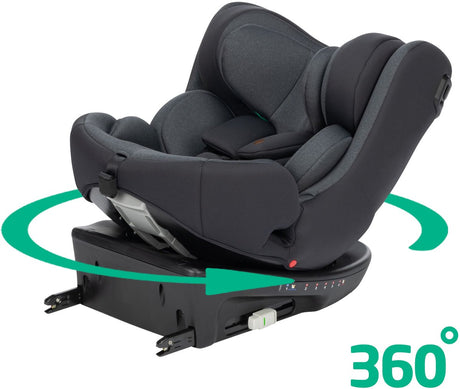 Bebeconfort evolvefix i-size - autostoeltje - tinted black - vanaf de geboorte tot 12 jaar