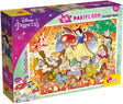 Lisciani - sneeuwitje - double face - puzzel maxifloor - 24 stukjes