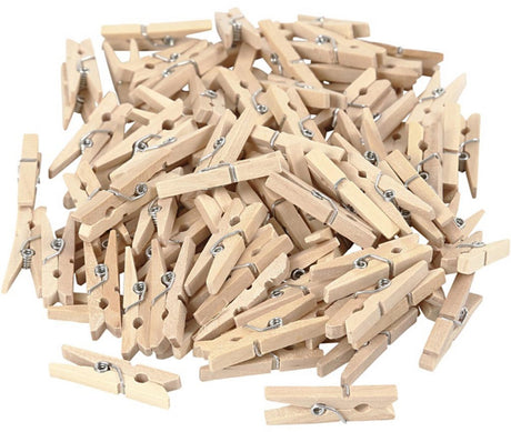 Creativ company mini wasknijpers, 100st.