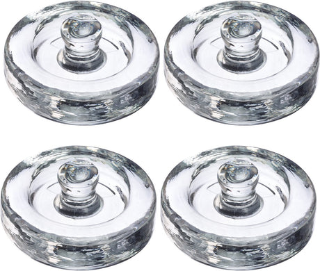 Westmark gewichten voor fermentatie – set van 4 glazen gewichten voor fermentatie, accessoires voor fermentatie – glas, ø 8cm, 4 stuks