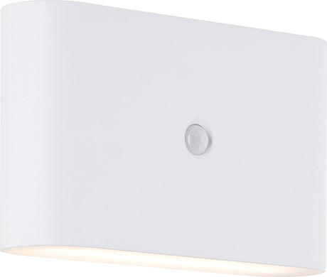 Brilliant xino - oplaadbare magnetische wandlamp op accu draadloos - met bewegingssensor - ip44 - led 4w - 300 lumen - 3000k - met batterijen indicator - wit
