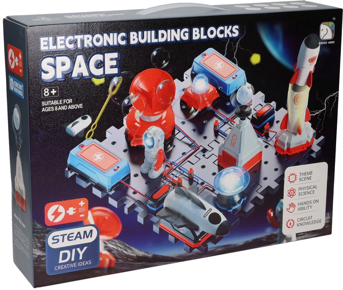 Lobbes bouwset ruimtevaart science electronics educatief speelgoed.