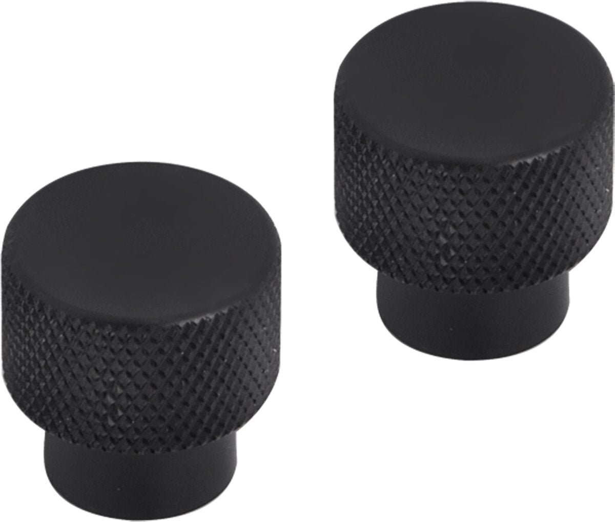 Differnz utrecht knop - 25 mm - mat zwart